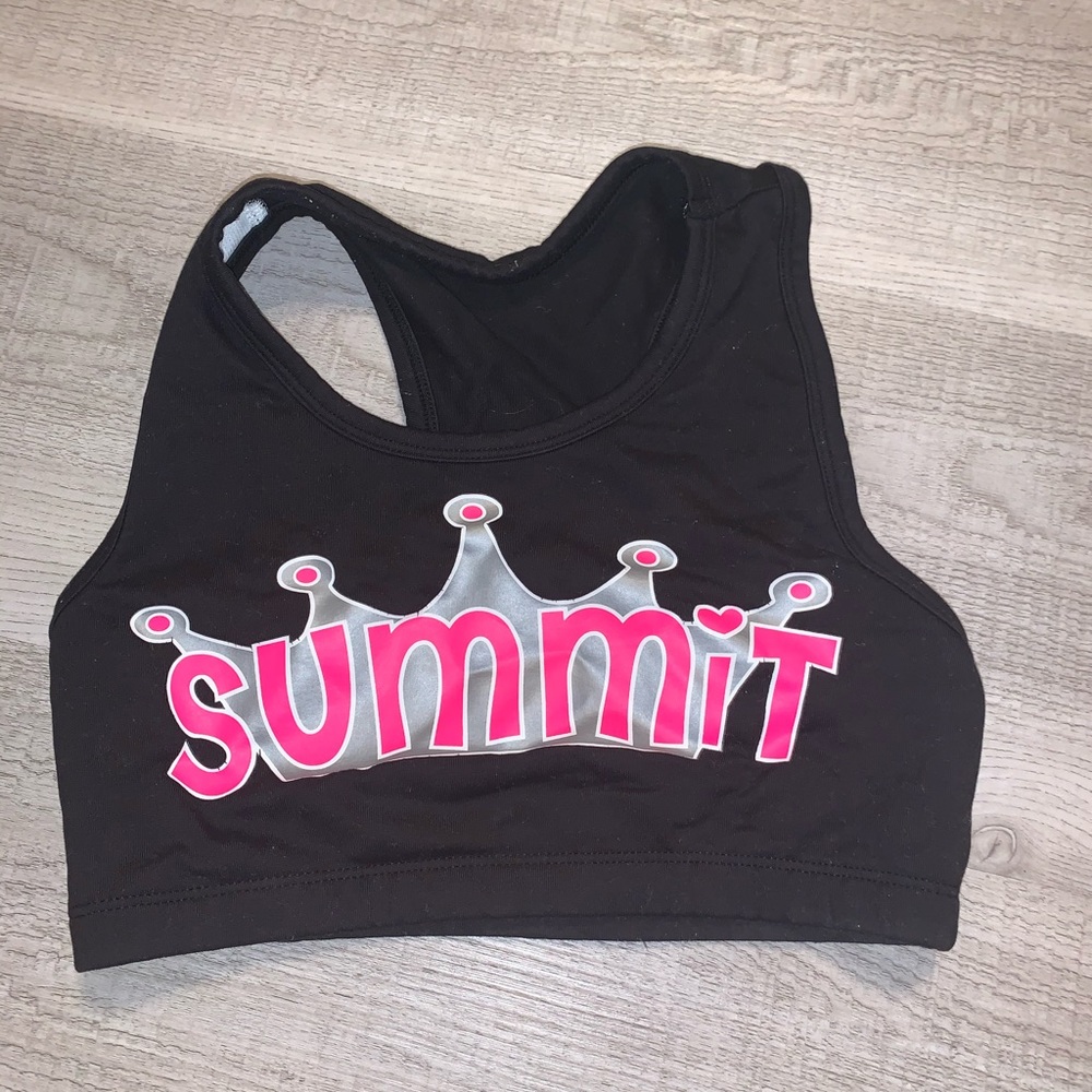 Crazy pants cheer summit top!